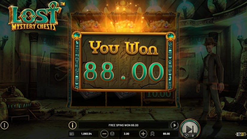 Lost Mystery Chests slot screen 6