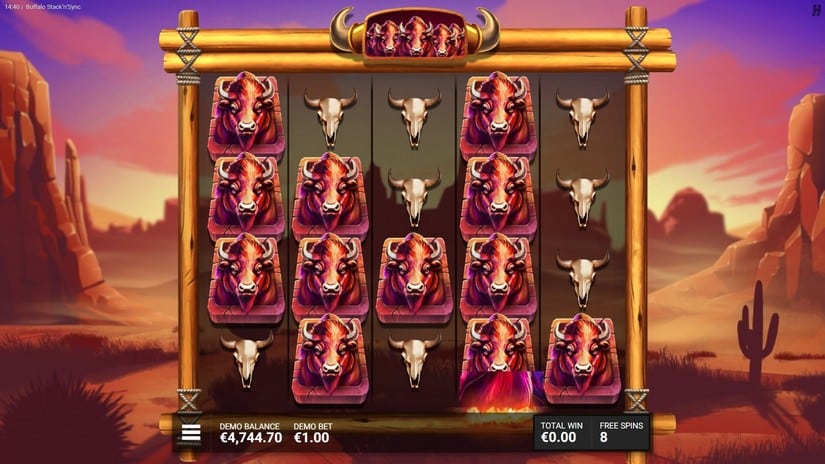 Buffalo Stack ‘n’ Sync slot screen 4