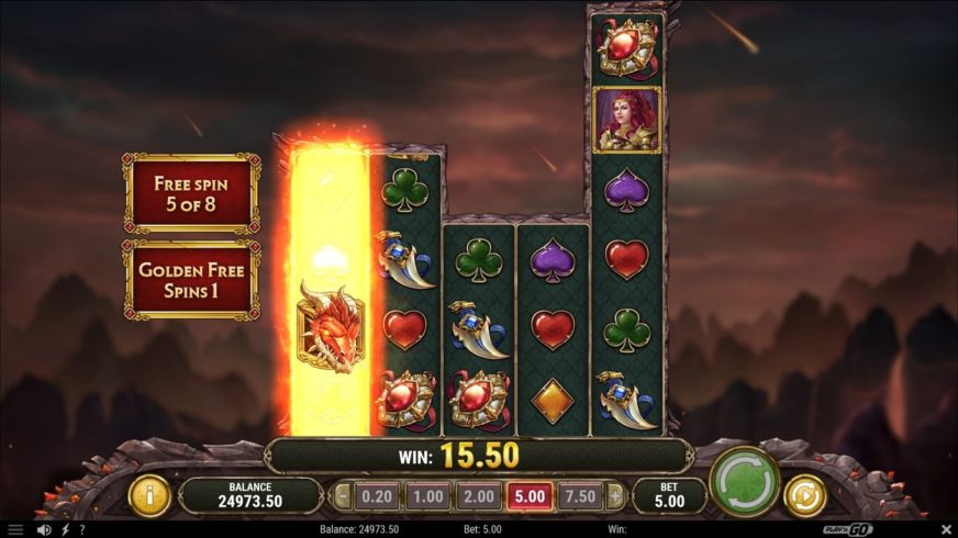 Dragon Maiden slot screen 1