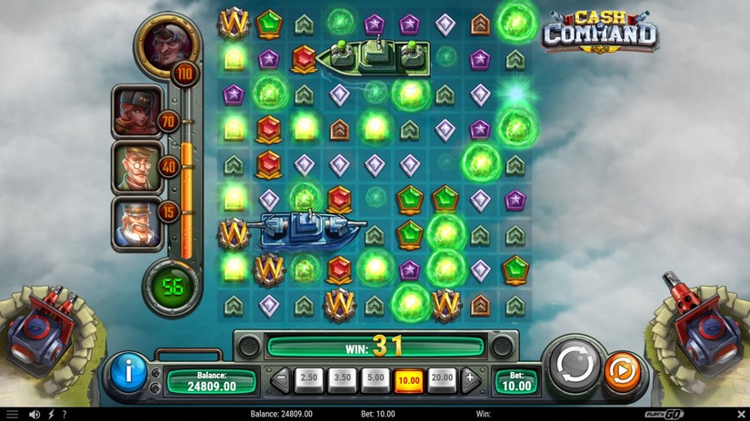 Cash of Command slot screen 4