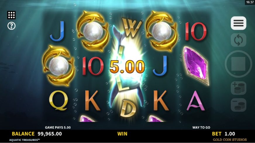 Aquatic Treasures slot screen 3