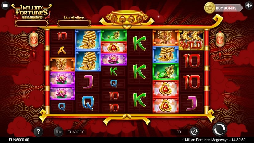 1 Million Fortunes Megaways slot screen 1