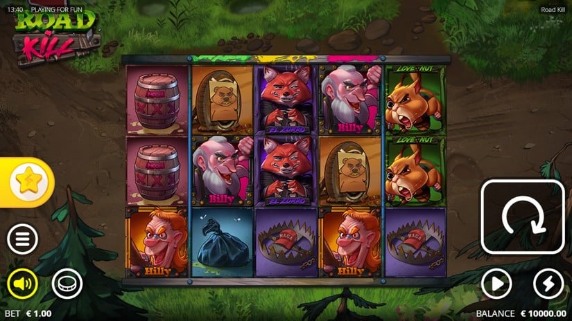 Roadkill slot screen 1