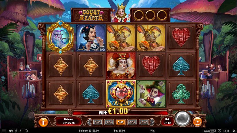 Court of Hearts slot screen 8