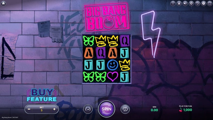 Big Bang Boom slot screen 1