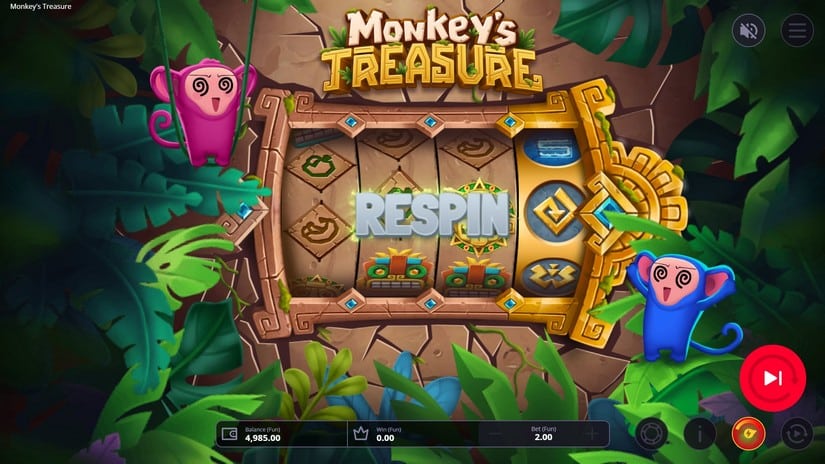 Monkey’s Treasure slot screen 4