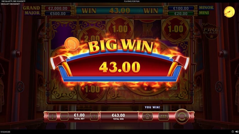 Fire Blaze Fire Fighter slot screen 7