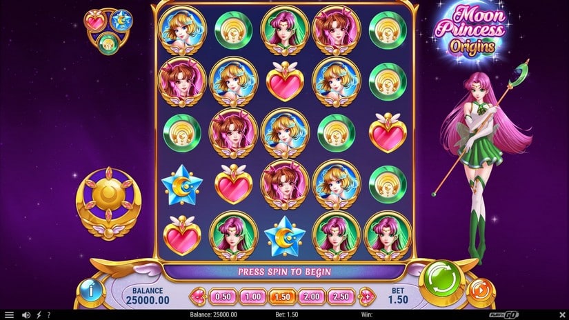 Moon Princess Origins slot screen 1