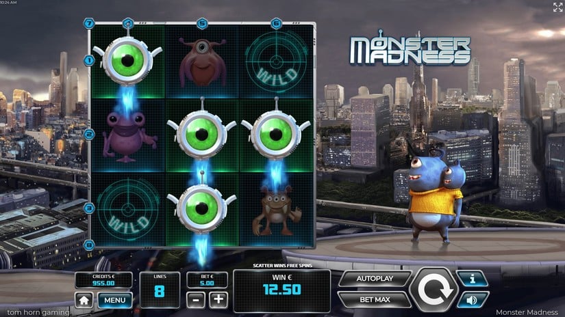 Monster Madnes slot screen 2