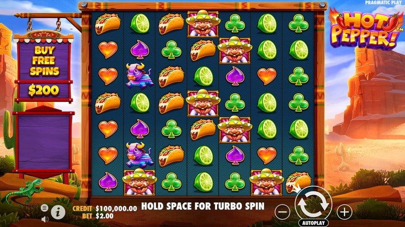 Hot Pepper slot screen 1