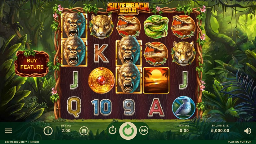 Silverback Gold slot screen 1