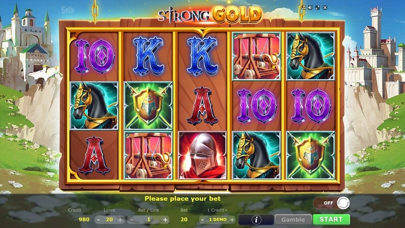 Strong Gold slot screen 1