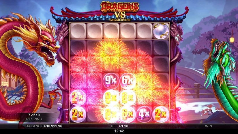 Dragons vs GigaBlox slot screen 6