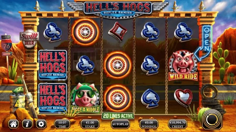Hell’s Hogs slot screen 3