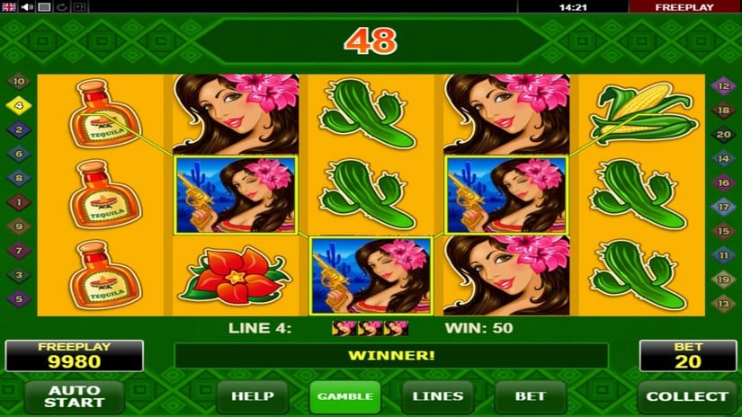 Red Chilli slot screen 2