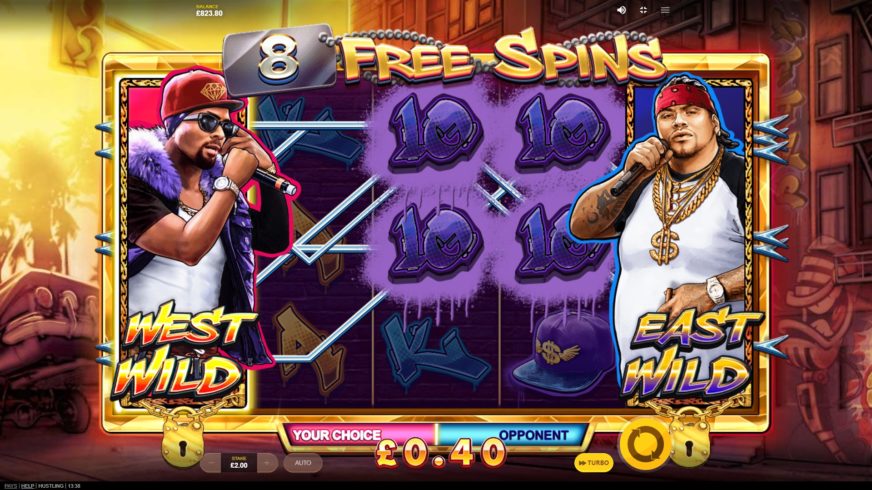 Hustling slot screen 5