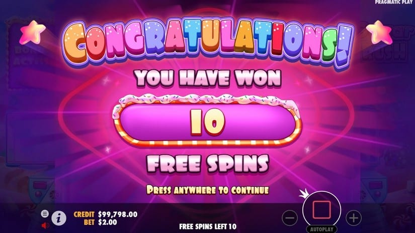 Sugar Rush slot screen 5