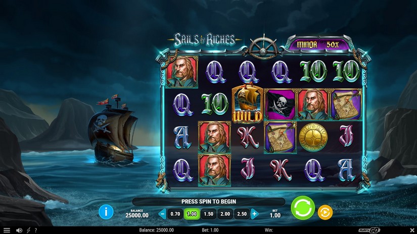 Sails of Riches slot screen 1