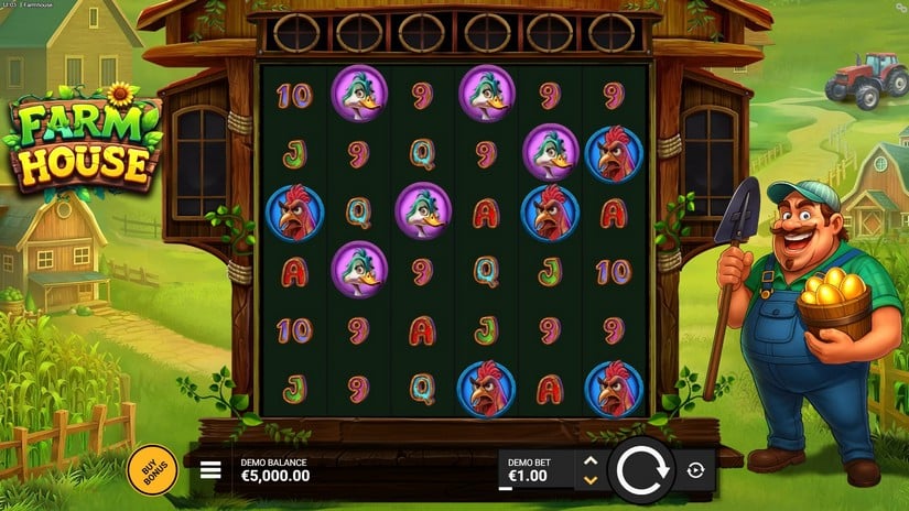 Farm House slot screen 1