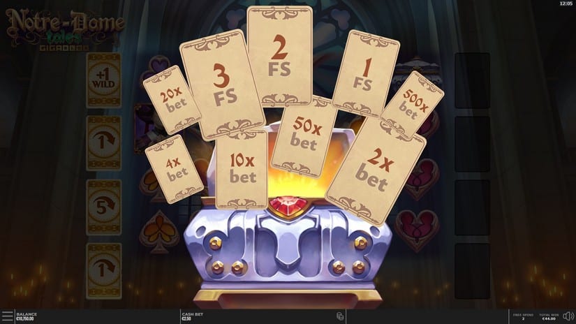 Notre-Dame Tales GigaBlox slot screen 7