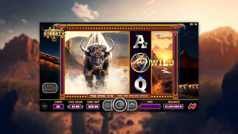 Wild Buffalo Bonanza slot screen 5