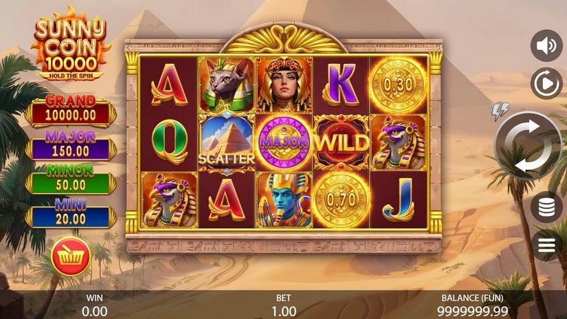 Sunny Coin 10000: Hold The Spin slot screen 1