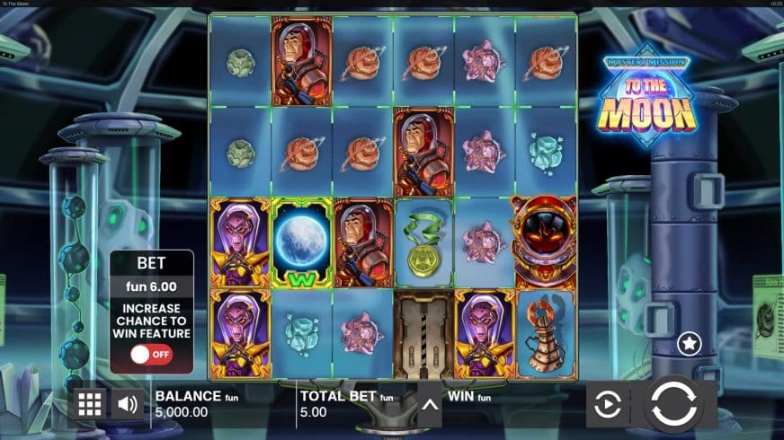 Mystery Mission to the Moon slot screen 1
