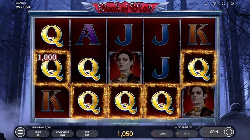 Book of Vlad slot screen 2