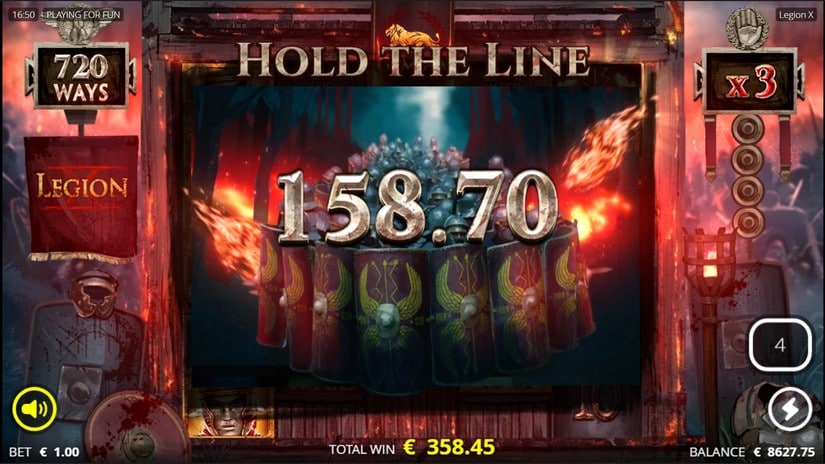 Legion X slot screen 9