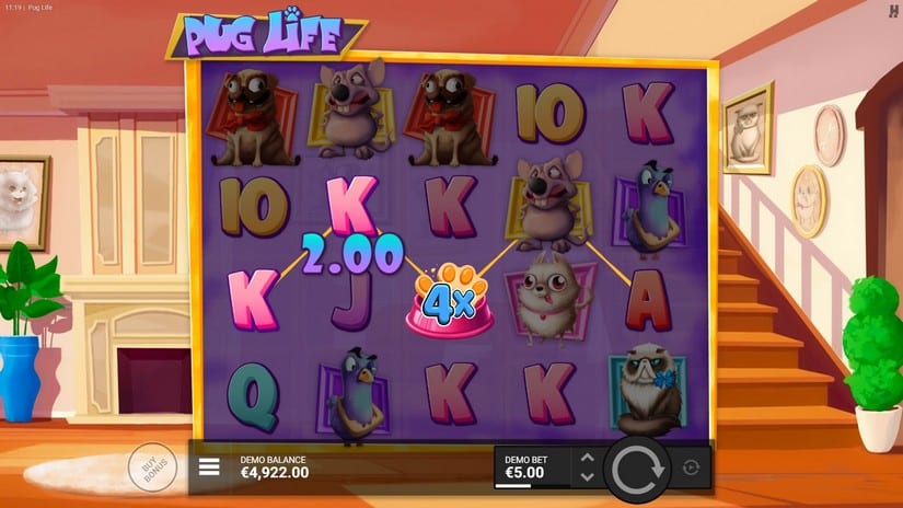 Pug Life slot screen 2