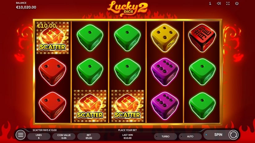 Lucky Dice 2 slot screen 4