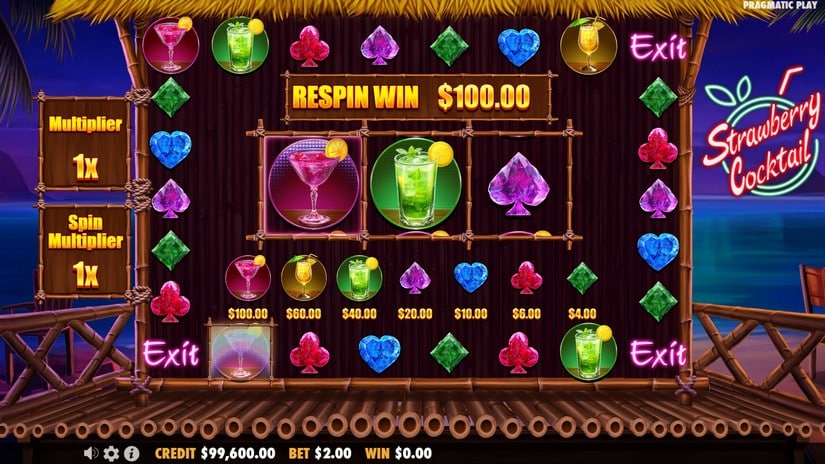 Strawberry Cocktail slot screen 5