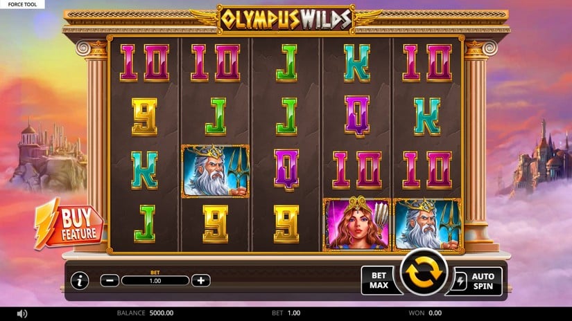 Olympus Wilds slot screen 1