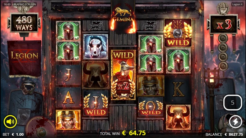 Legion X slot screen 8