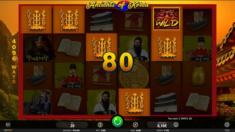 Ancients of Korea slot screen 2