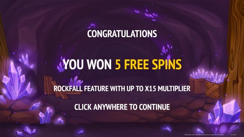 The Princess & Dwarfs: Rockways slot screen 2