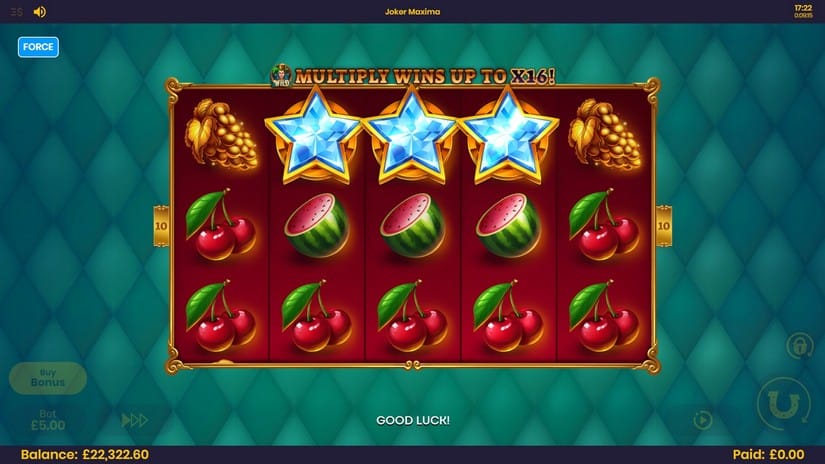 Joker Maxima slot screen 4