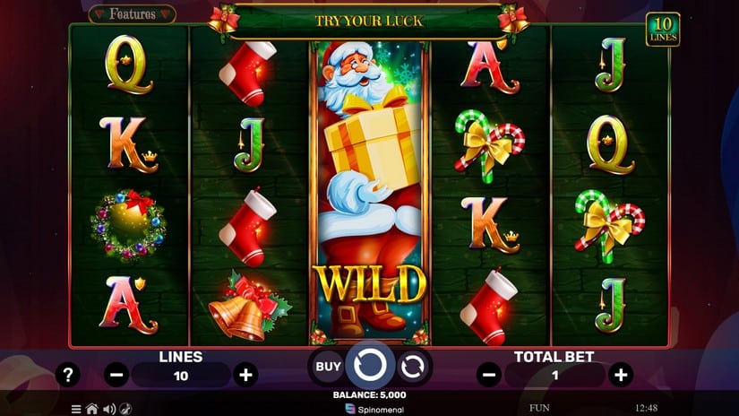 Wild Santa 2 slot screen 1
