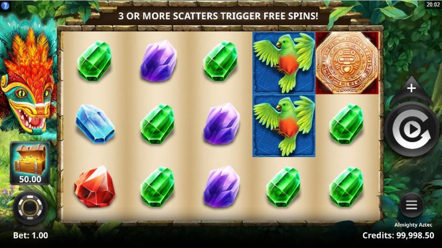 Almighty Aztec slot screen 1