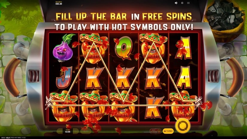 Red Hot BBQ slot screen 4