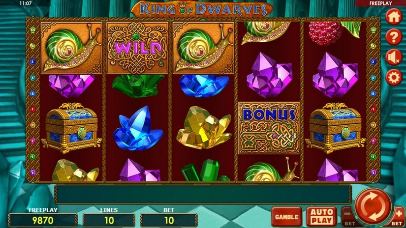 King of Dwarves slot screen 2