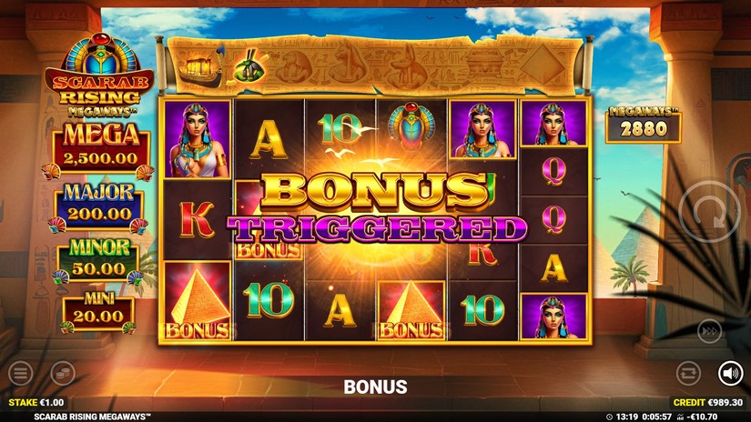 Scarab Rising Megaways slot screen 4