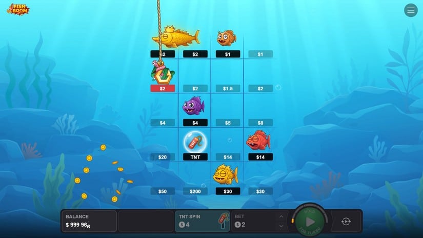 Fish Boom slot screen 3
