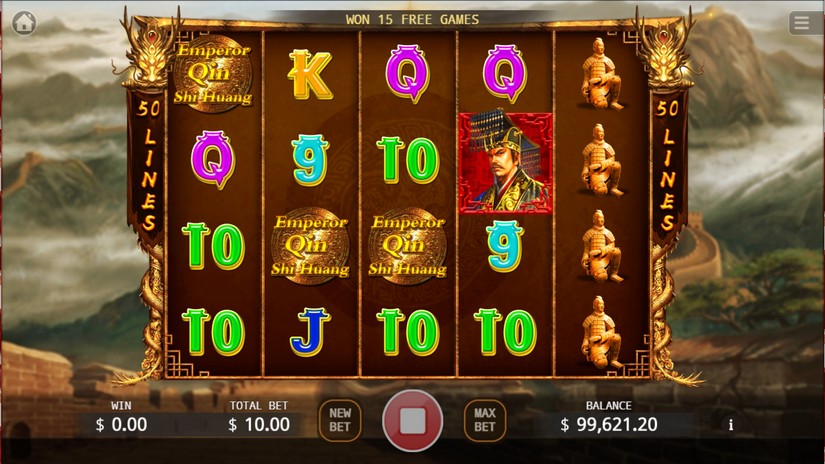 Emperor Qin slot screen 4