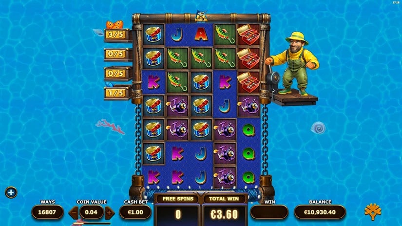 Bob Marlin Goes Deep slot screen 5
