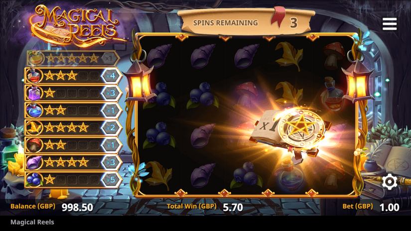 Magical Reels slot screen 2