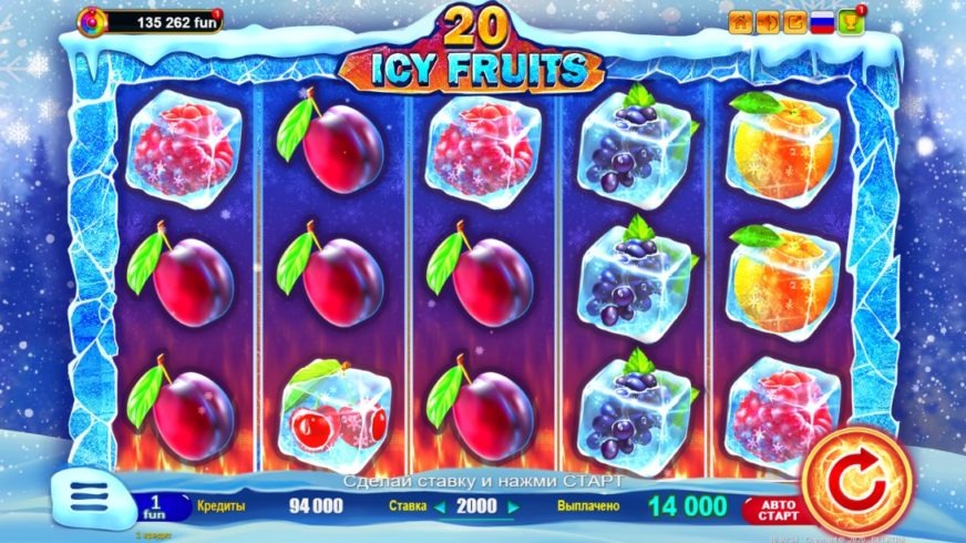 Icy Fruits slot screen 2