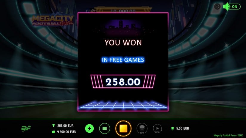 Megacity Football Fever slot screen 6
