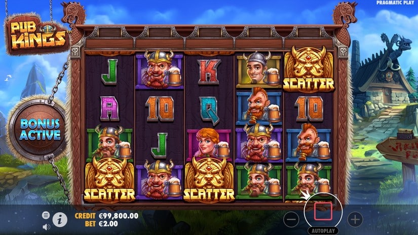 Pub Kings slot screen 3