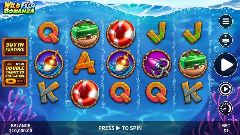 Wild Fish Bonanza slot screen 1